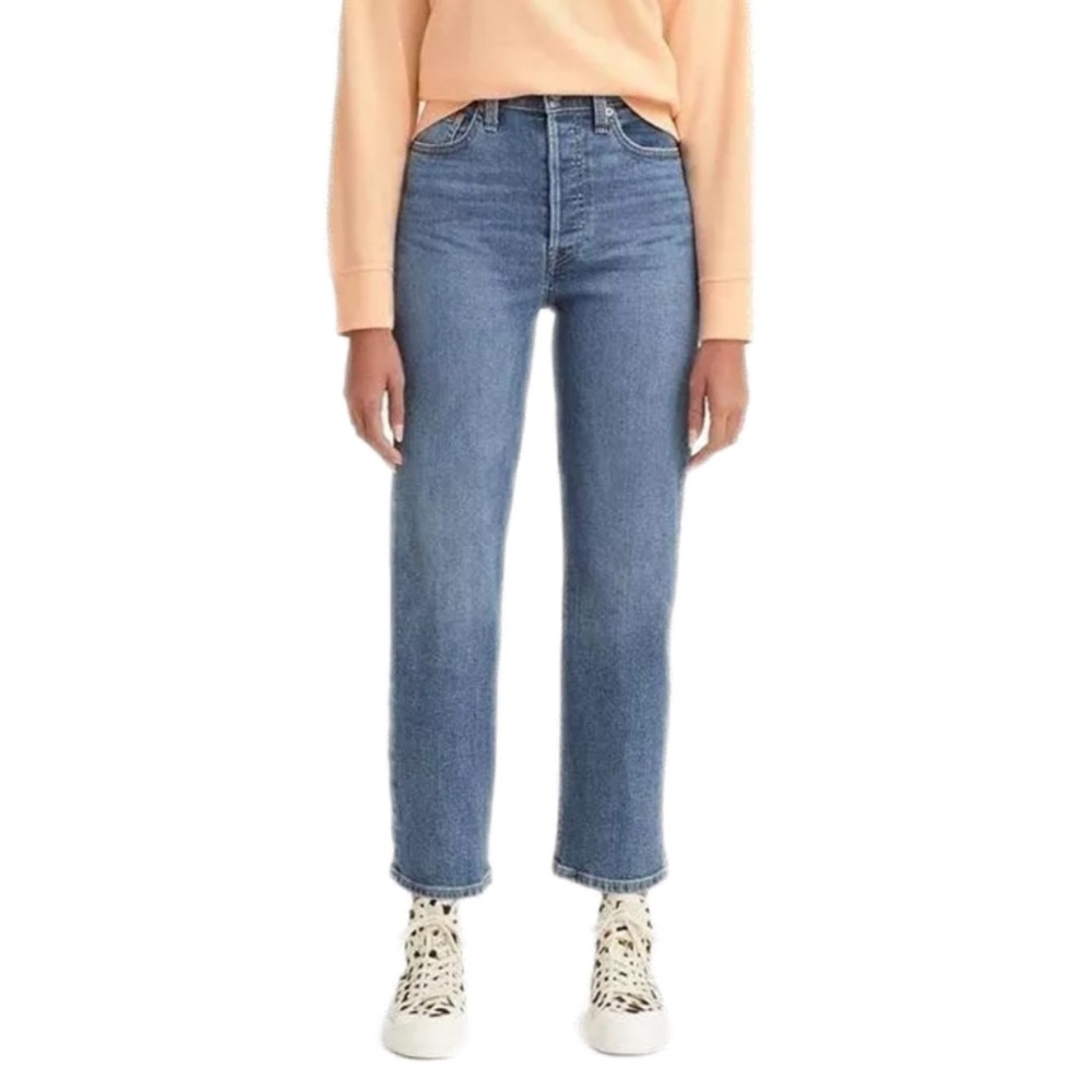 high waisted Leviโs | ankle jeans | high waisted jeans | 90โs denim - Picture 4 of 9